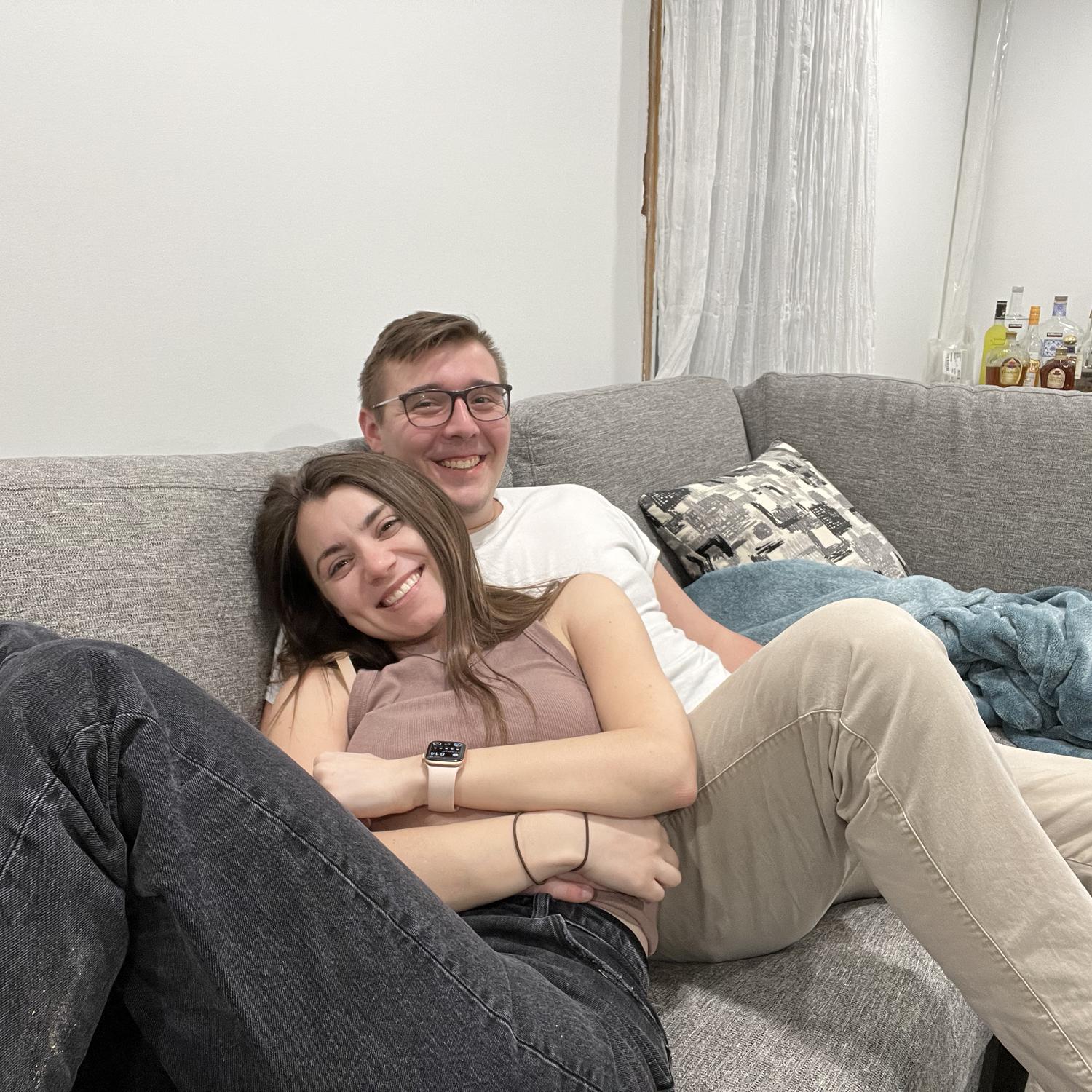 First photo together in the house we are renovating- 2023