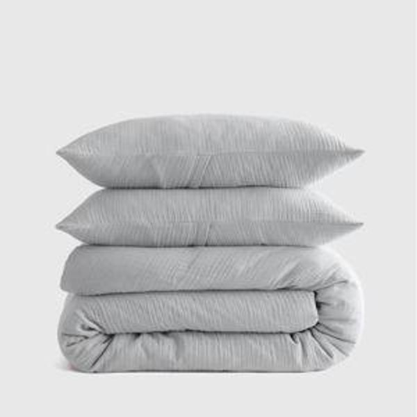 Organic Airy Gauze Duvet Cover Set | Quince in Mist