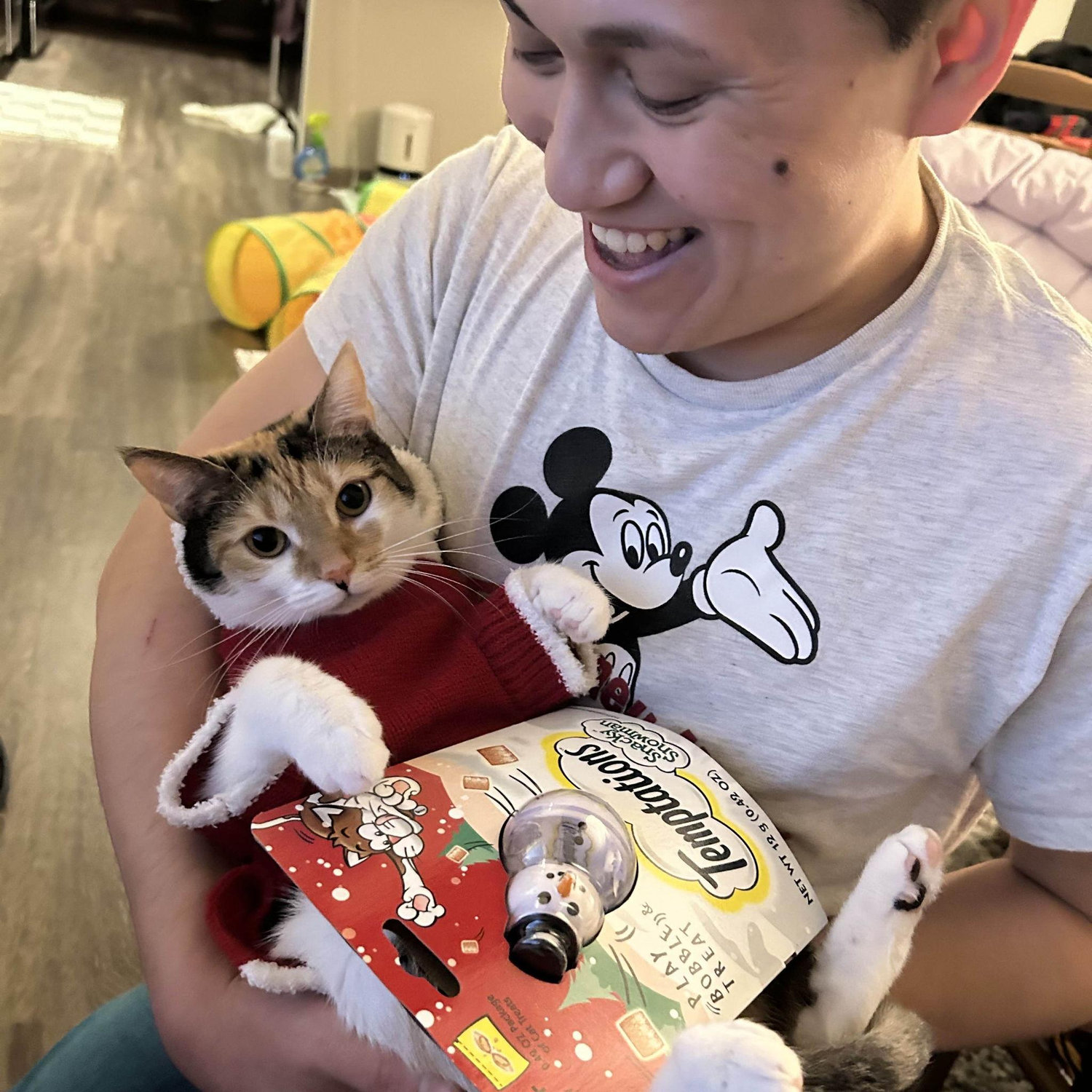 Penny loves Christmas!