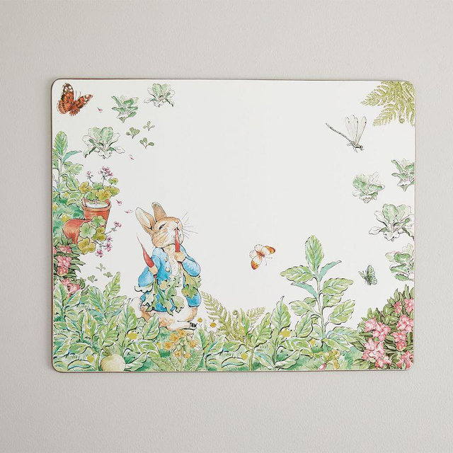 Peter Rabbit Garden Cork Placemats, Set of 4