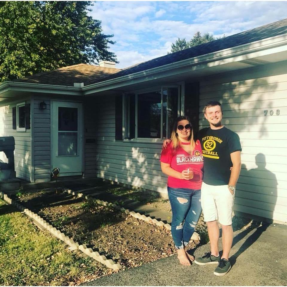 the first house we lived in together!
