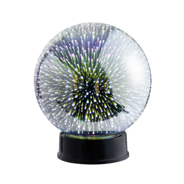 Celestial Garden 6 inch Merkury Glass Orb Light with Base