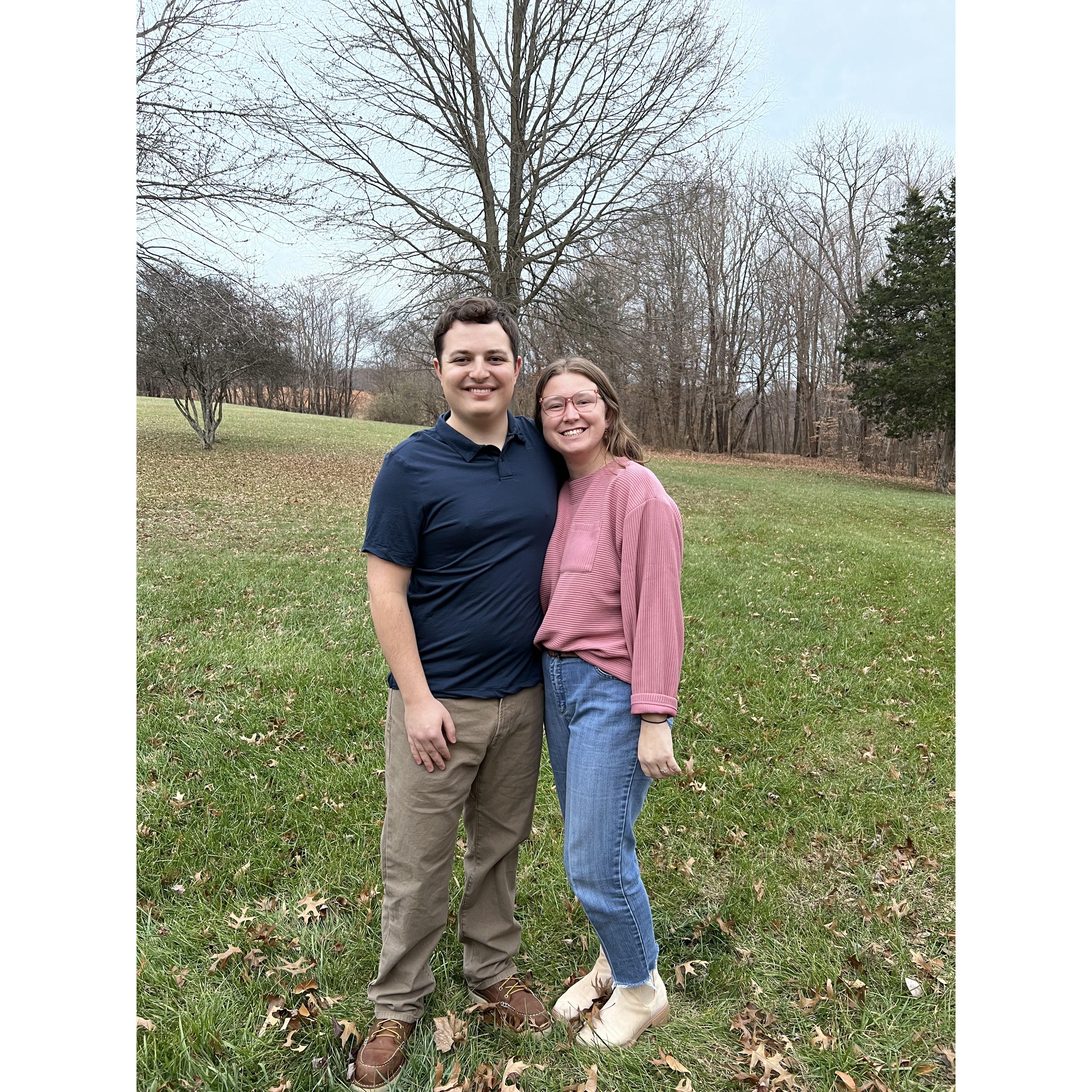 Our first Thanksgiving together.