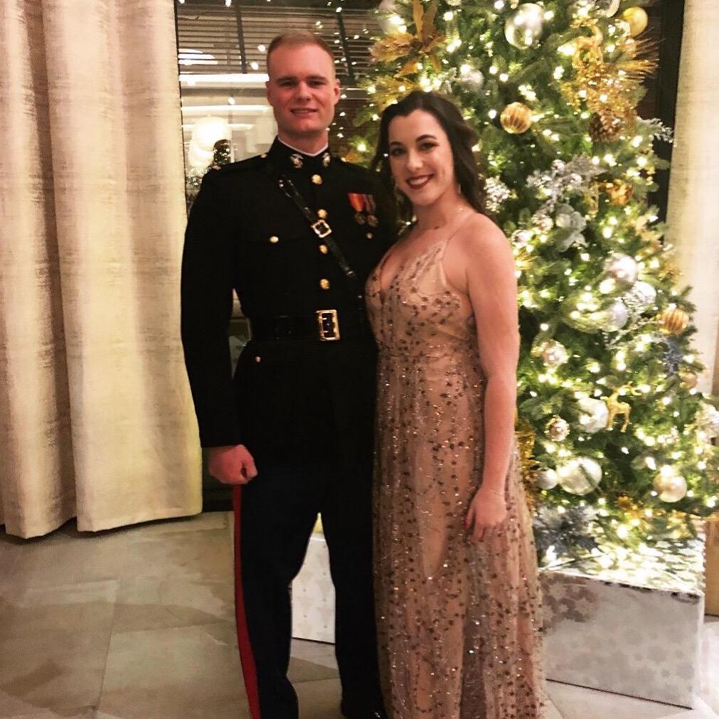 Our first Marine Corps Ball together in December, 2019 in Wilmington, NC.