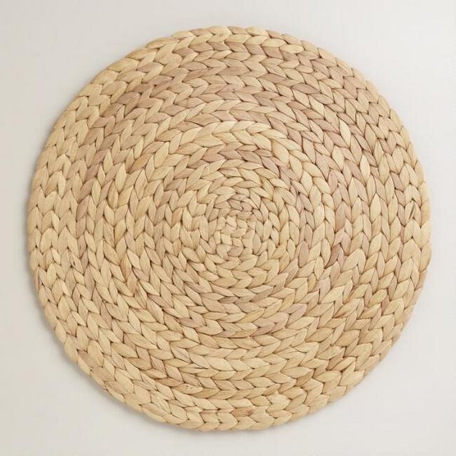 Natural Fiber Round Placemat, Set of 4