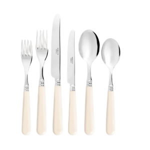 Classic Cutlery Six Piece Set, Ivory