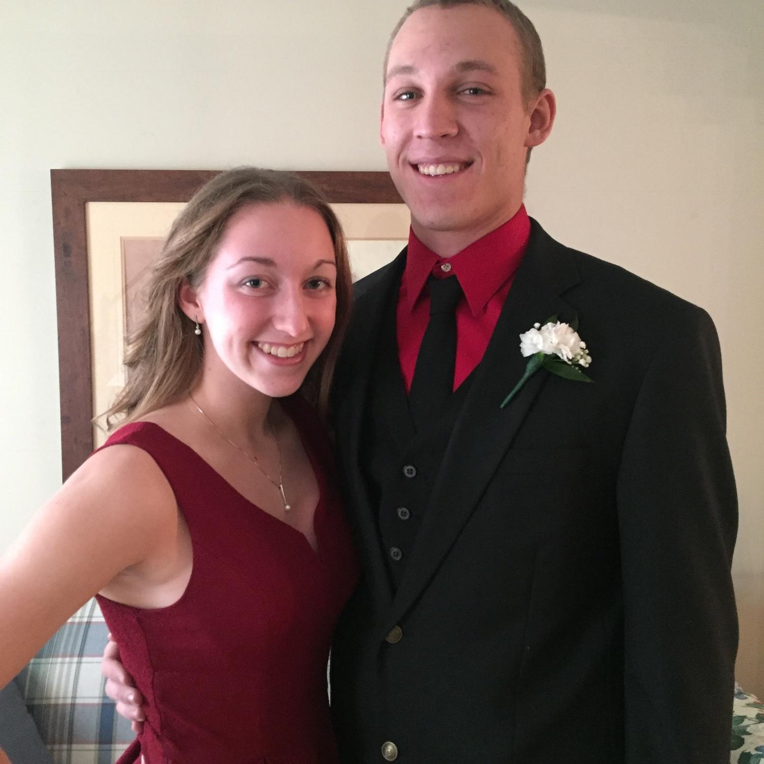 Our first school dance together - Sophomore Homecoming
