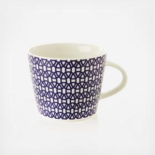 Lace Indigo Mug