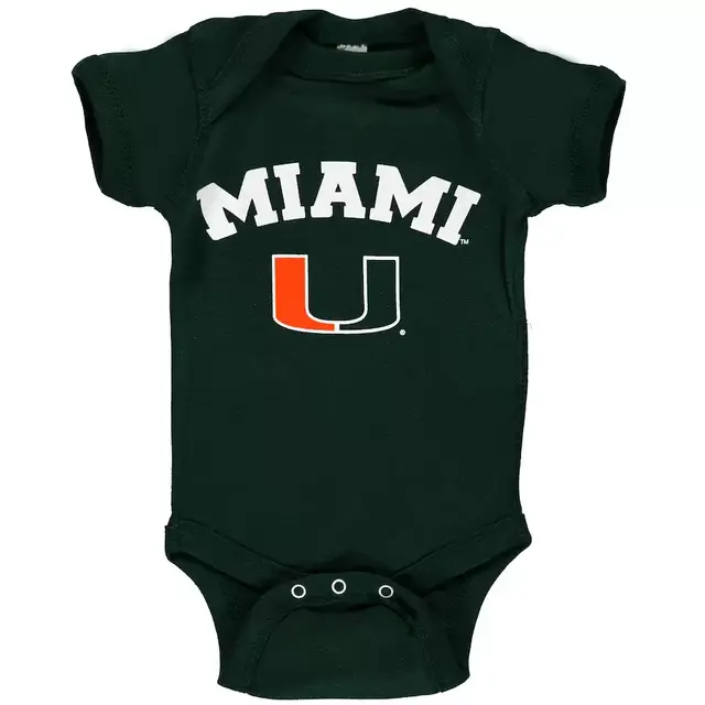 Miami Hurricanes Infant Onsie - Green