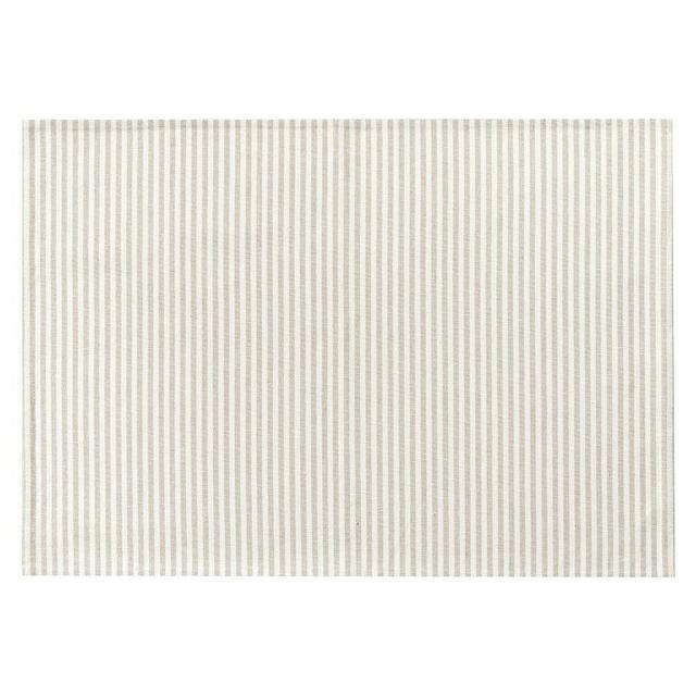 Wheaton Stripe Placemat, Set of 4 - Flax