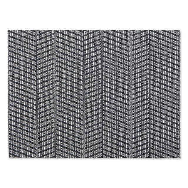 Textured Twill Weave Placemats in Mineral Grey (Set of 6)