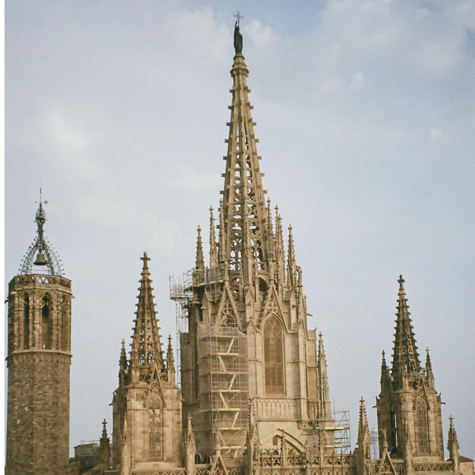 Shaye's favourite view in Barcelona on the engagement trip.