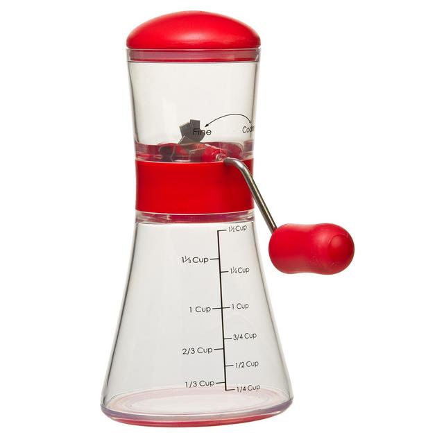 Prepworks Nut Chopper, Clear and Red