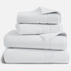 Super-Plush Turkish Cotton Bath Towel Bundle - Color: Cloud