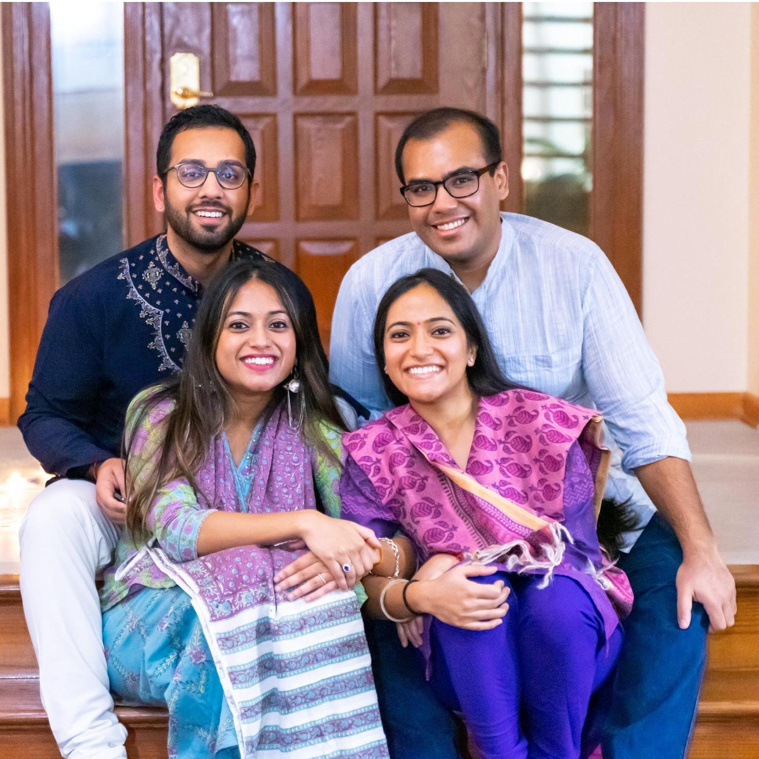 Our first Diwali together! November 2020.