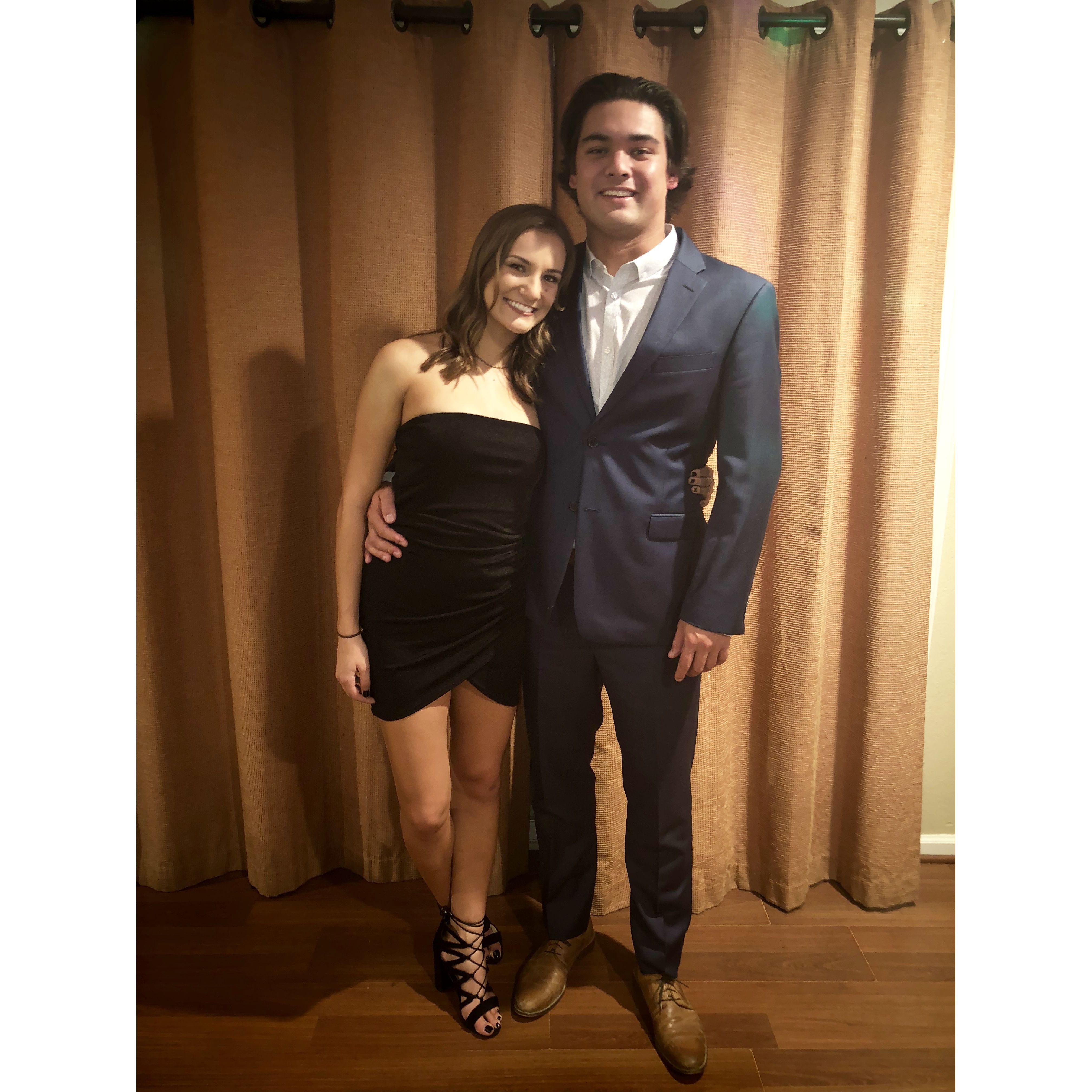 Our first photo together! Sigma Kappa Formal