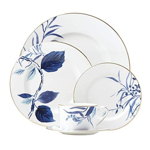 Kate Spade New York 871053 Birch Way 5 Piece Place Setting, Indigo