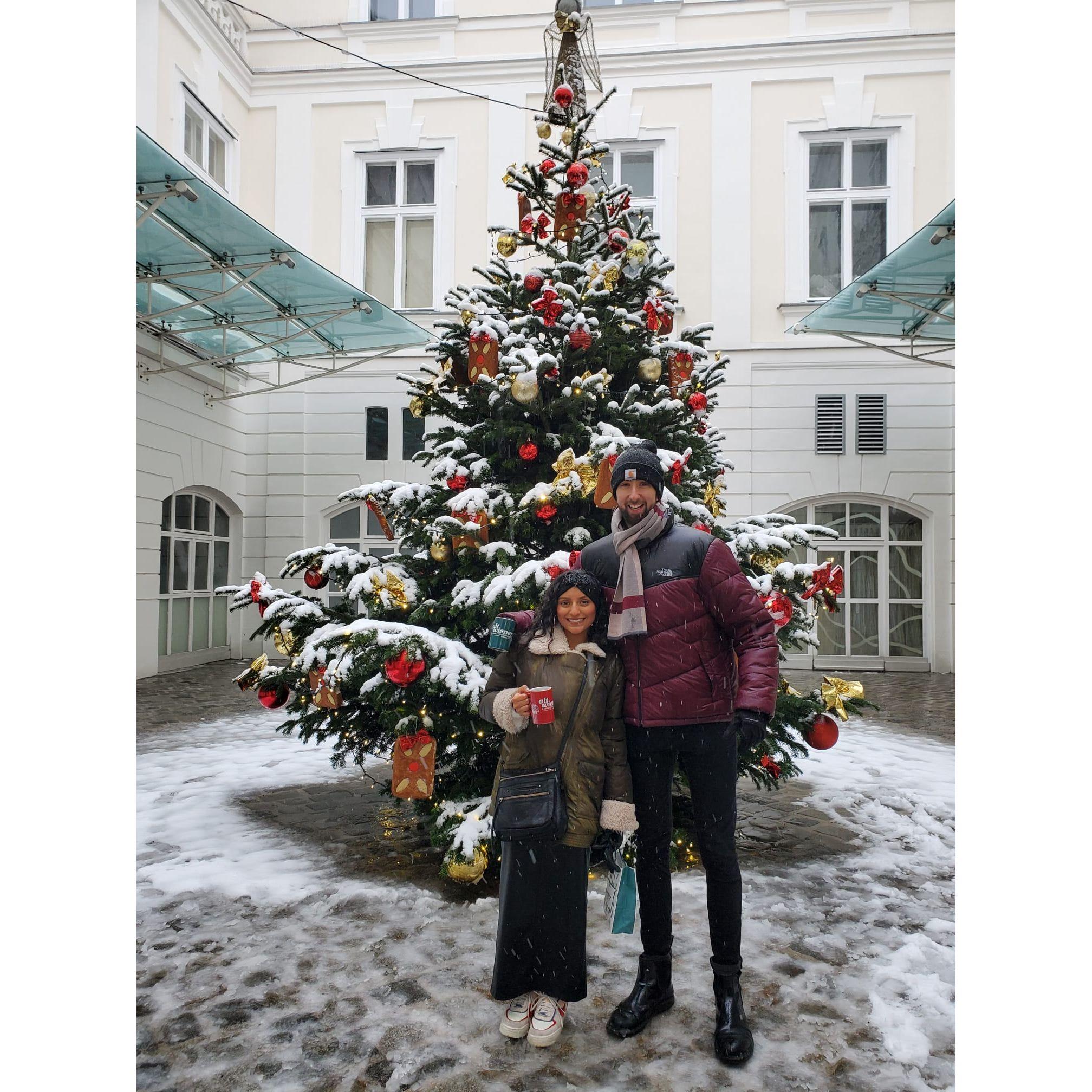 Celebrating our 2nd anniversary in Vienna!