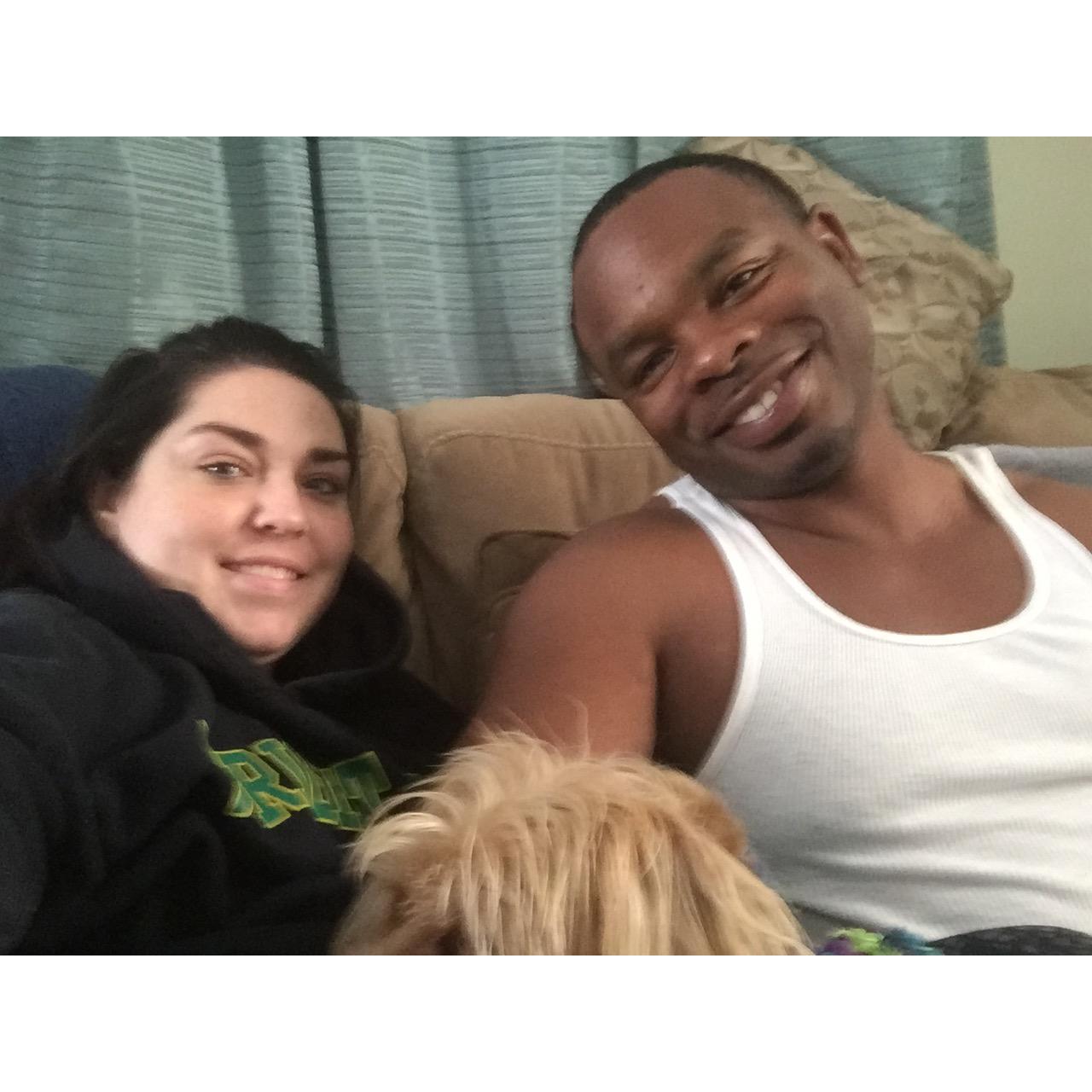 Casual days with our fur baby