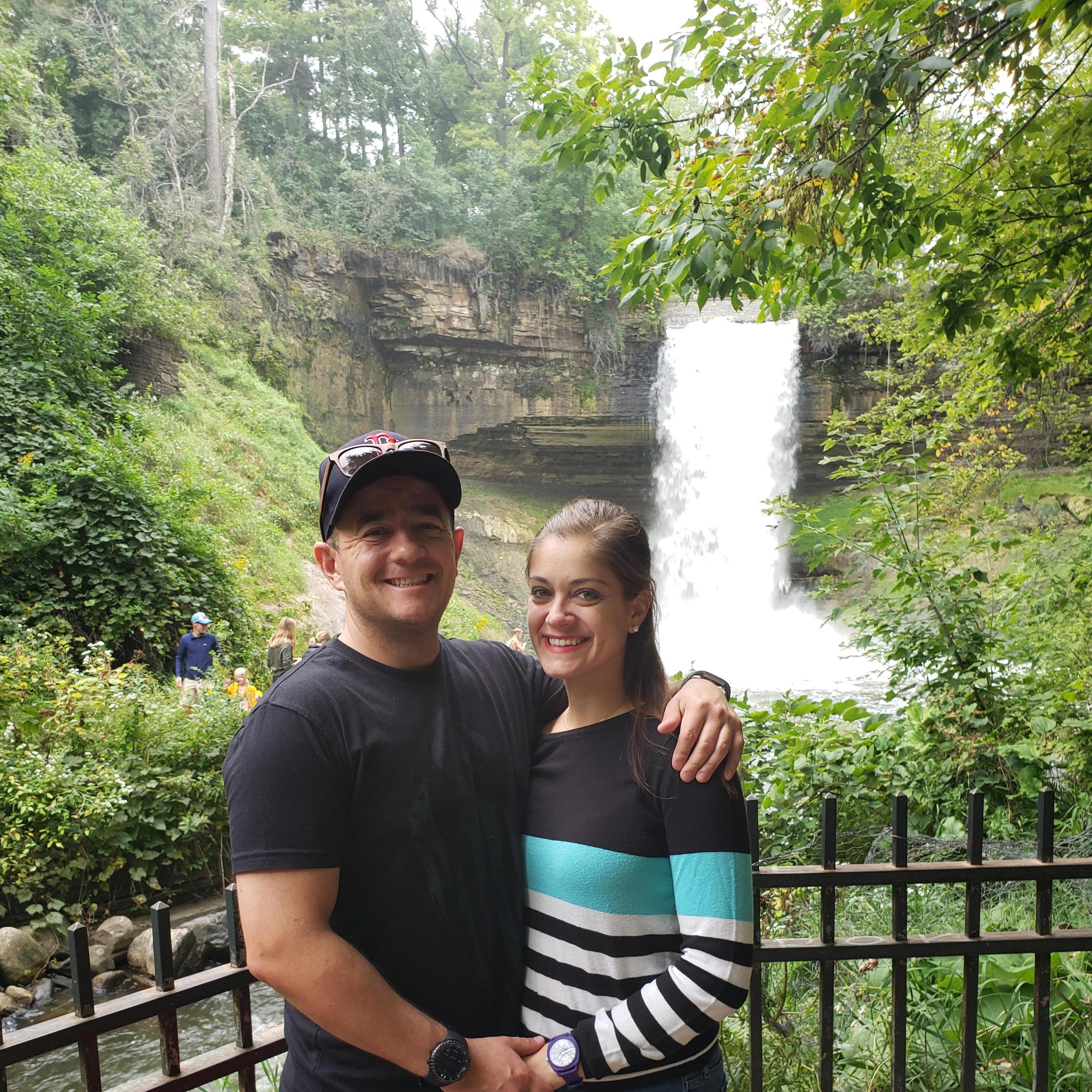 Minnehaha Falls in August 2019