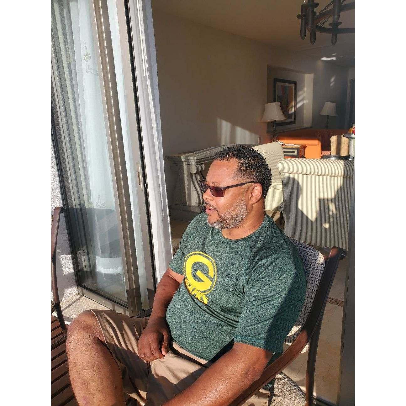 just soaking up the sun