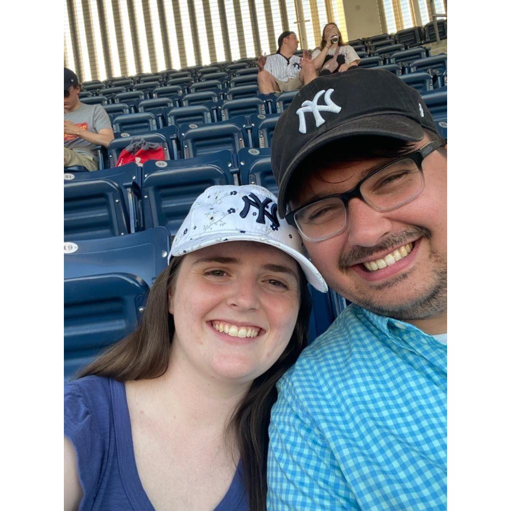 Our first Yankee's game together