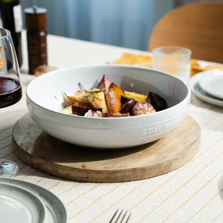 Ceramic Shallow Serving Bowl