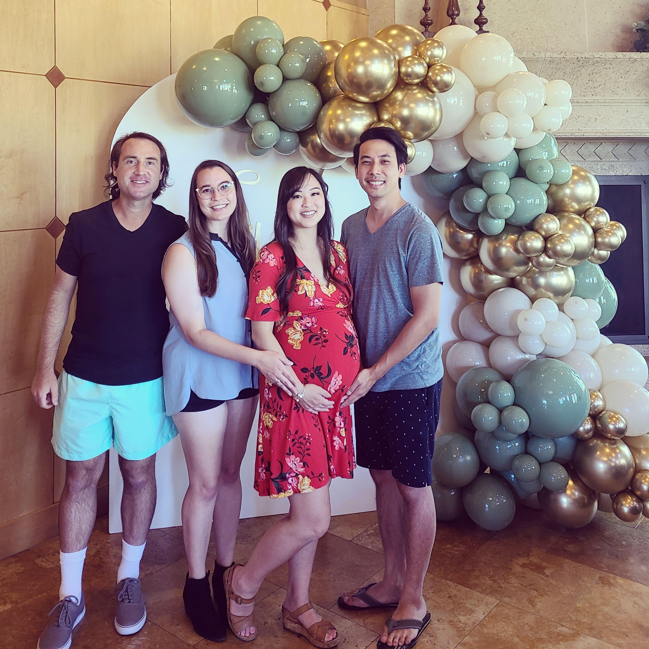 Celebrating Anna's first baby shower for Emiko. :) <3