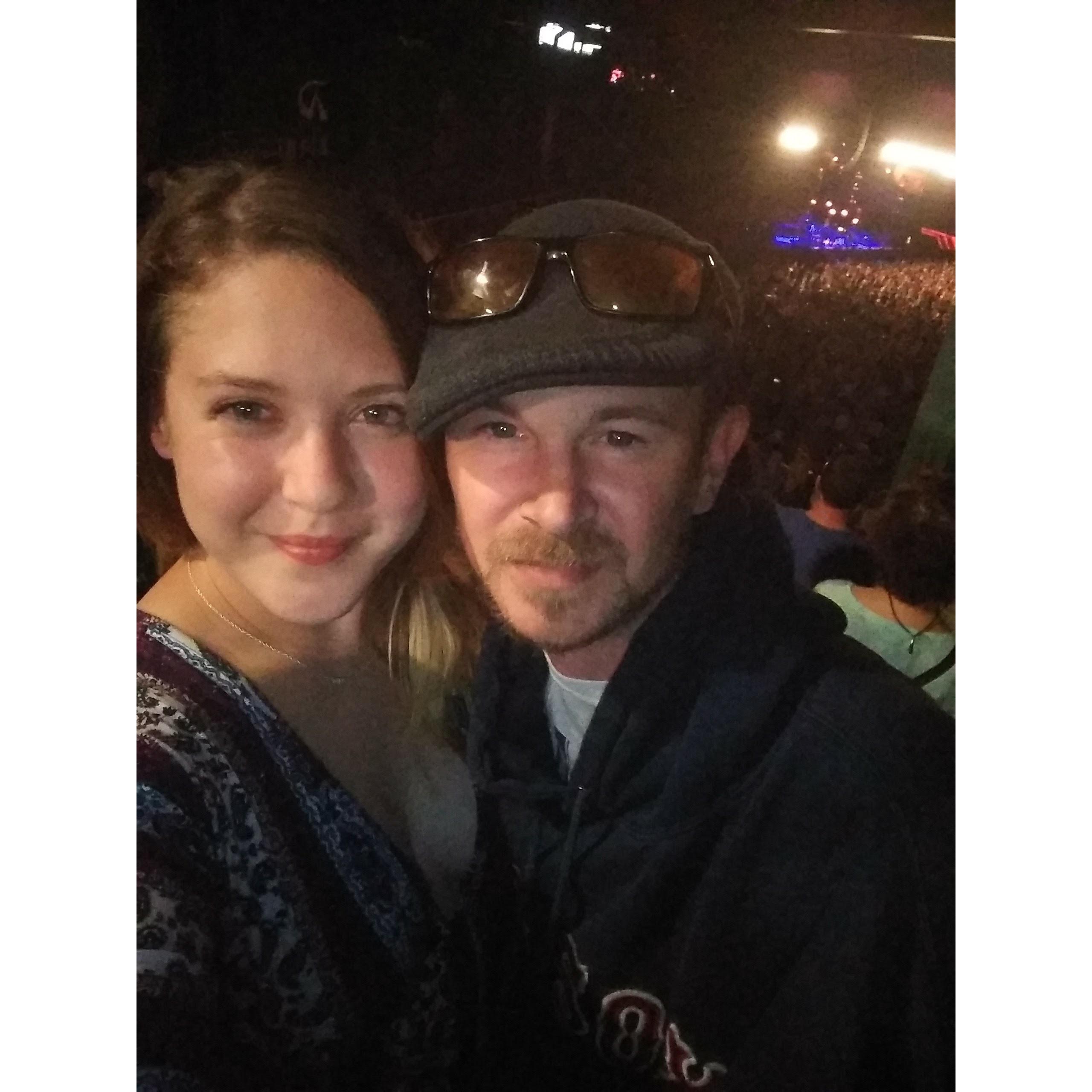 First concert together, James Taylor 😊