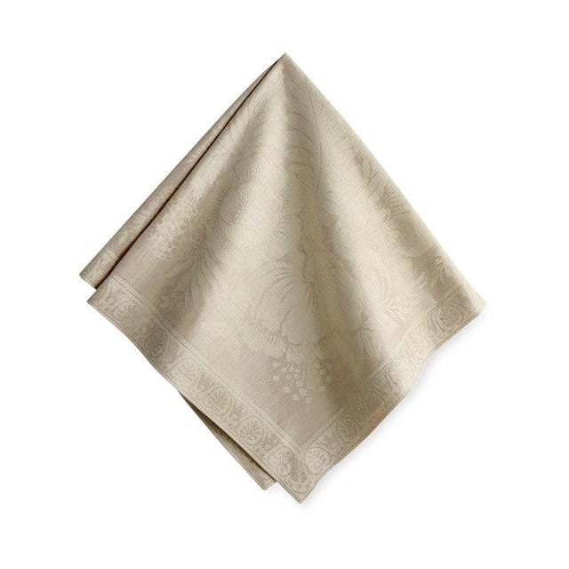 Vintage Floral Jacquard Napkins, Set of 4, Natural