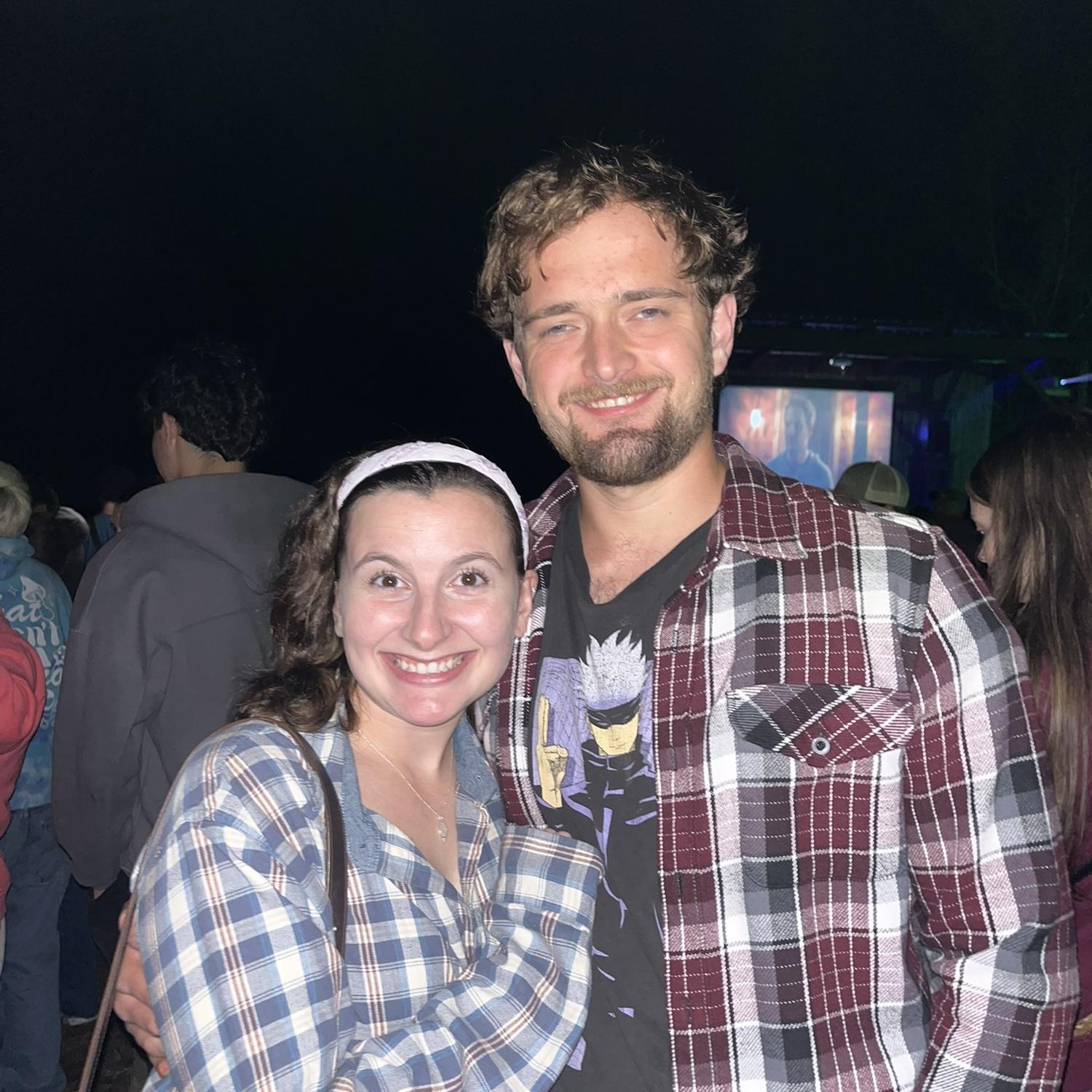 Halloween time at a haunted corn field
