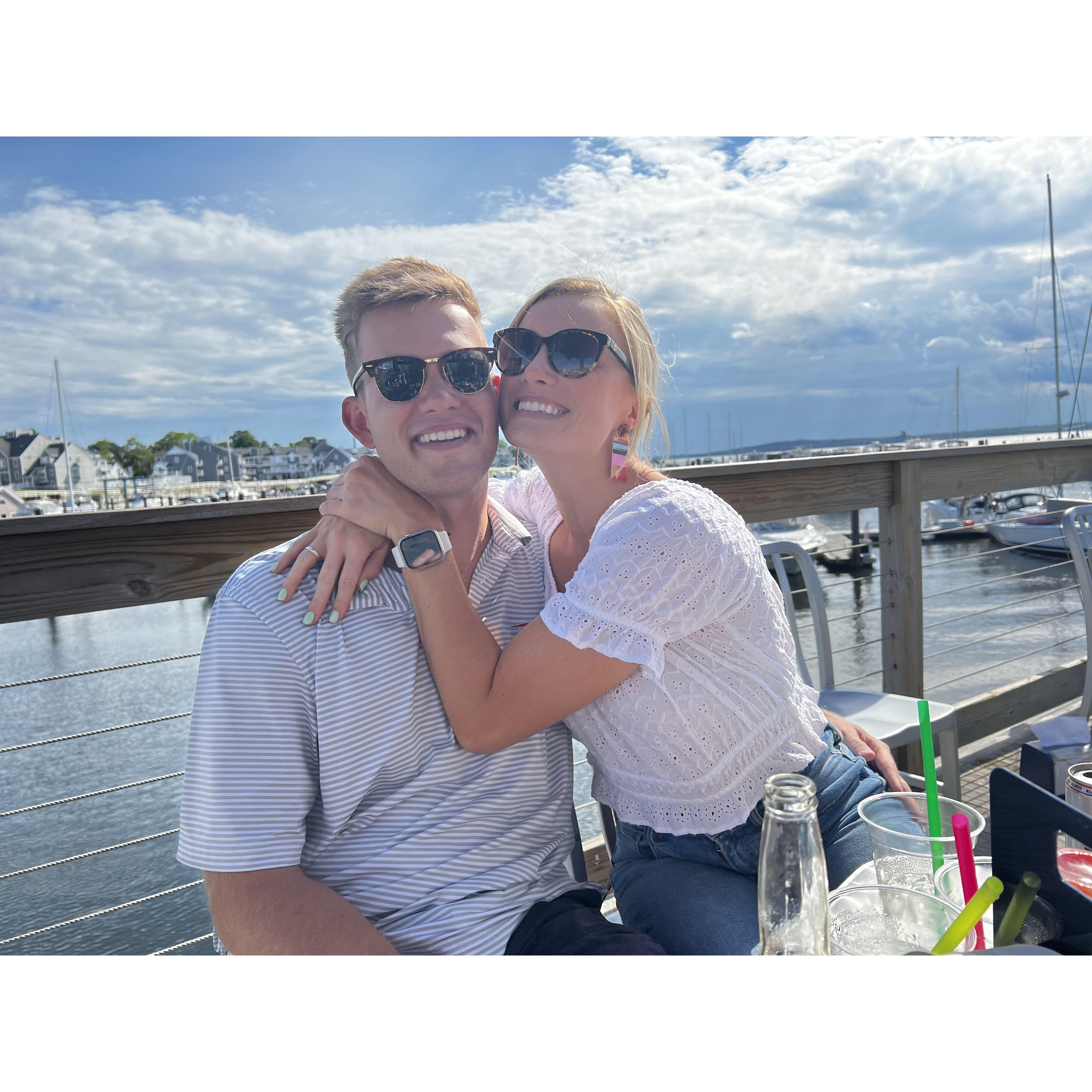 Kathleen's first trip up to Massachusetts to meet the Mortensen family
