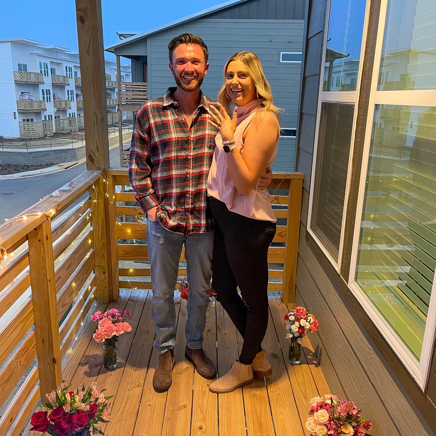 The night Grant proposed!