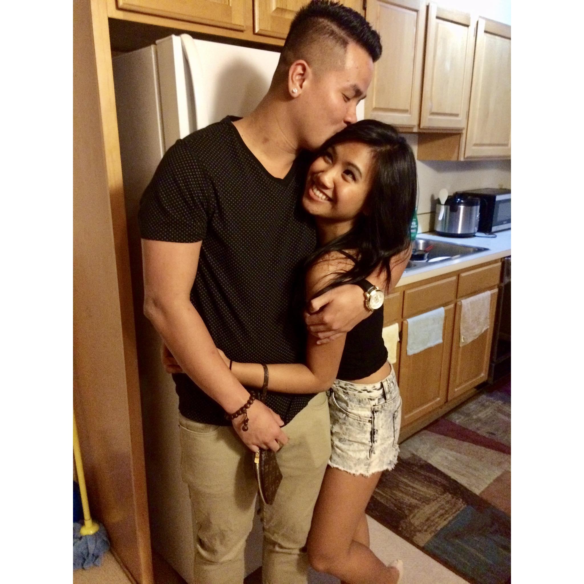 When we first started dating. (2014)