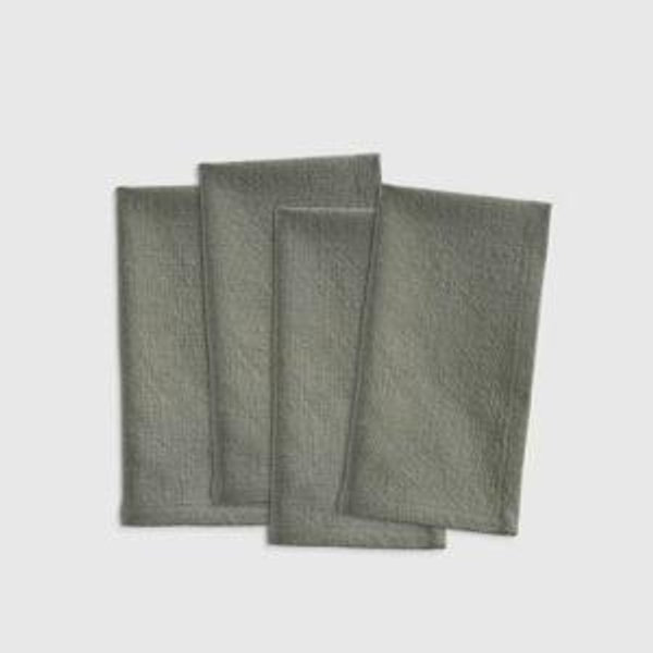 Organic Cotton Napkins - Dried Sage