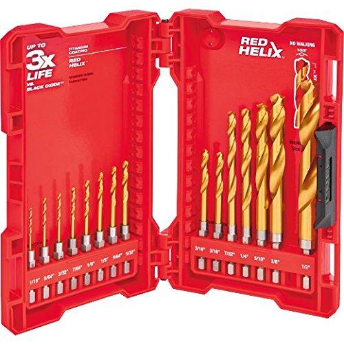 Milwaukee 48-89-4630 Kit TiN Shockwave (15-Piece Titanium)