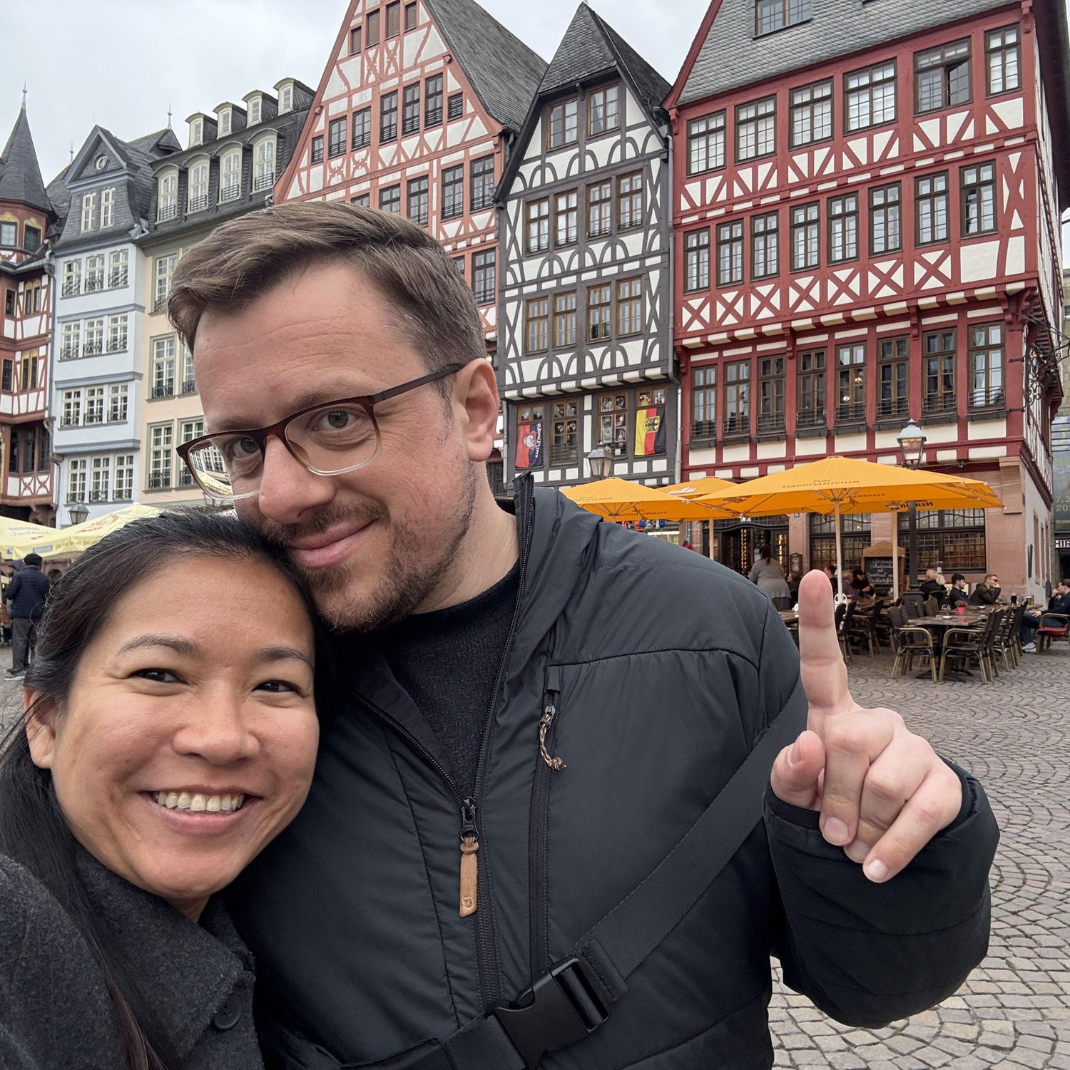 Our second pass through in Frankfurt and had to pay homage to a restaurant that gave us not so great service.