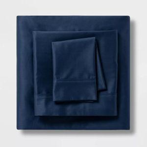 Metallic Blue Sheet Set