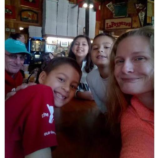 All of us at- where else- Marc Anthony's!!!