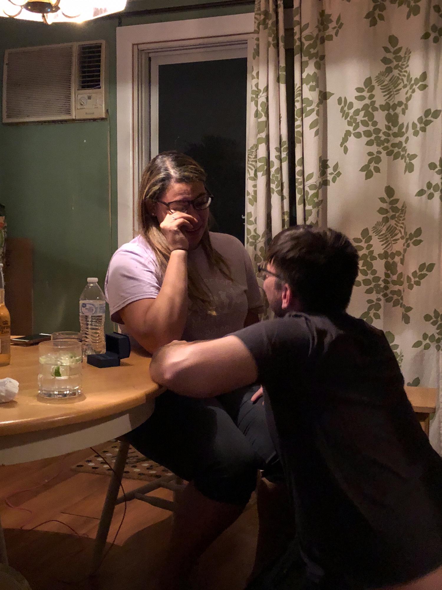 Please excuse my ugly cry as Mike FINALLY proposes!