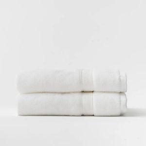 Luxe Hand Towels - White