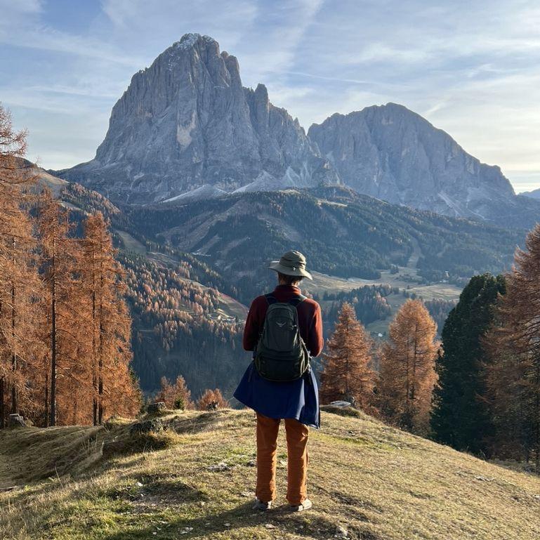 hiking in the Dolomites (Italy)