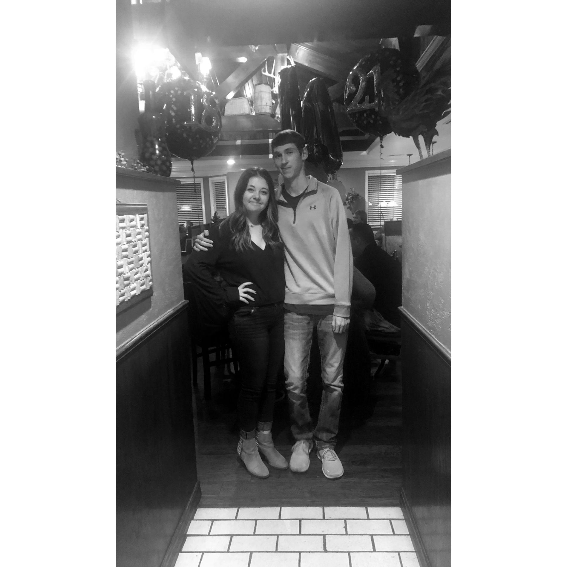 This was our first picture together!