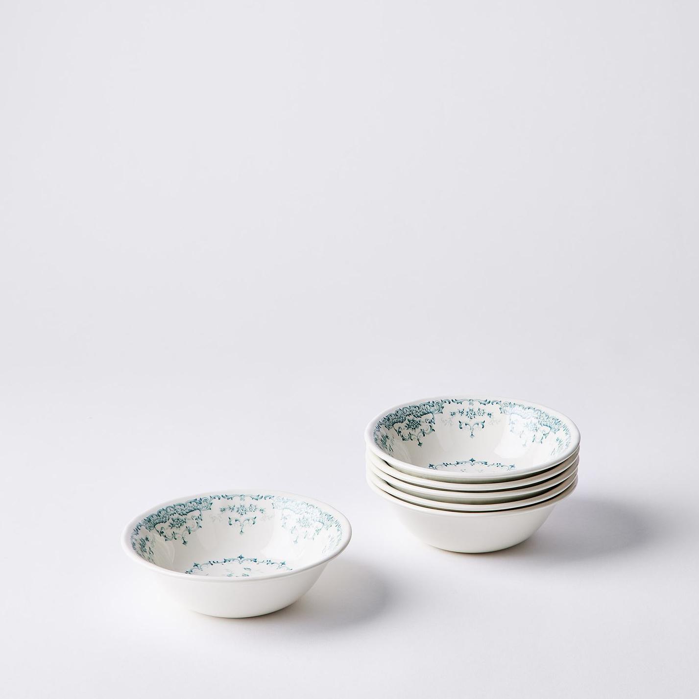 Vintage-Inspired Floral Dinnerware - Bowl
