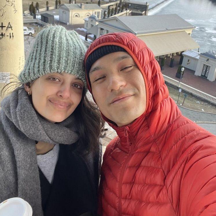 Walked to the Philly Art museum on a wintery weekend