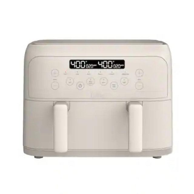 Bella - 4-qt. TriZone Air Fryer - Oatmilk