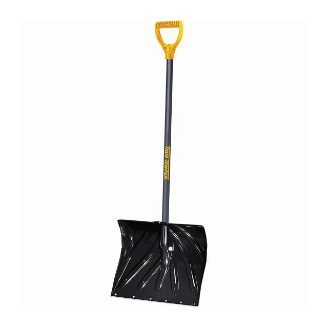 18 Inch Poly Combo Snow Shovel with D-Grip - TRUE TEMPER