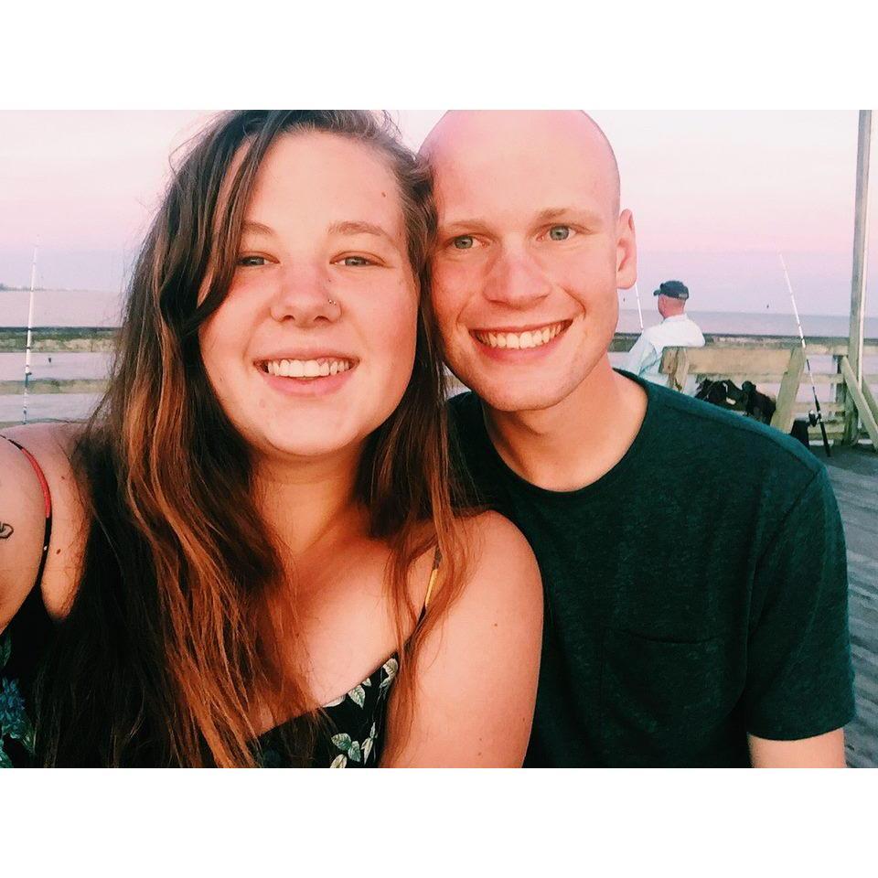 The day he bought the ring while I was visiting in North Carolina
Labor Day 2017