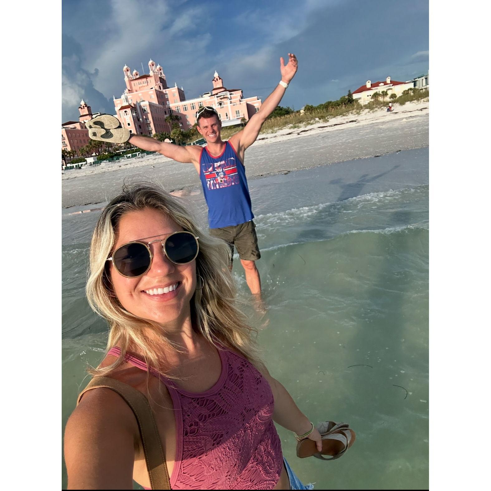 St. Pete Beach, FL - Our first beach trip while living in FL (July 2024)