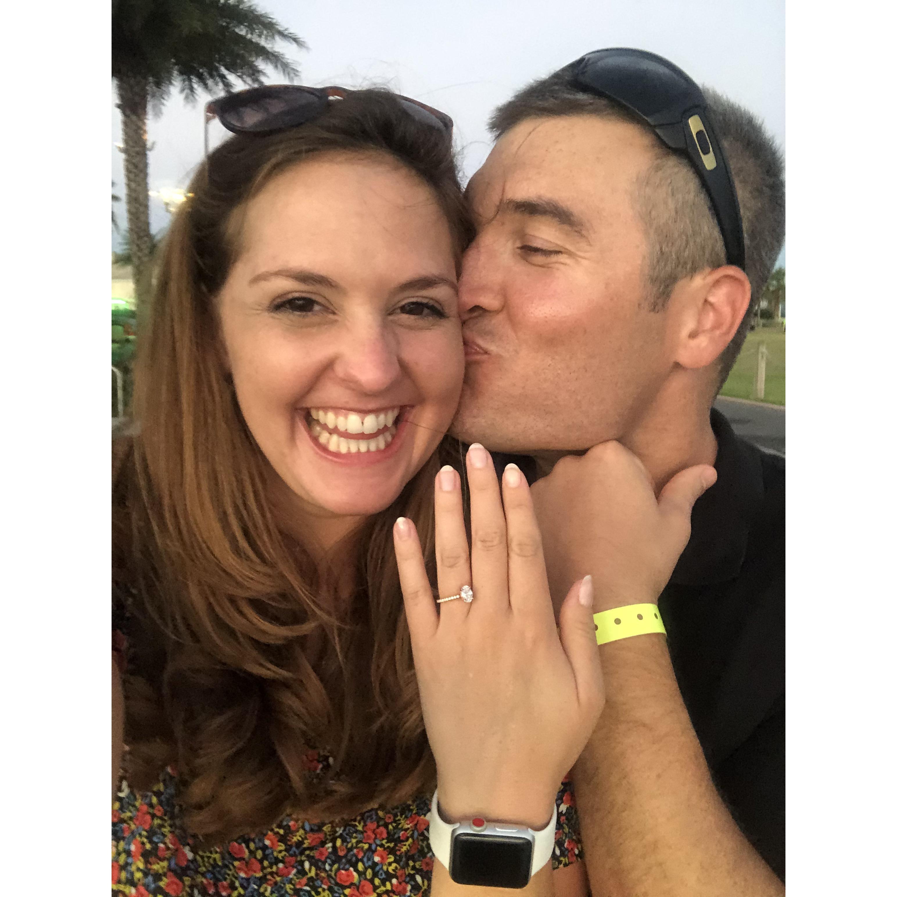 We got engaged! August 28, 2020